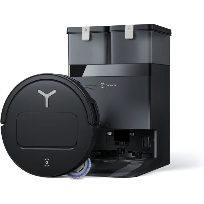 ECOVACS DEEBOT T50 Omni Gen3 Robot Aspirateur Laveur Ultra-fin 81mm 25 000 Pa Station OMNI Lavage 75°C ZeroTangle 3.0