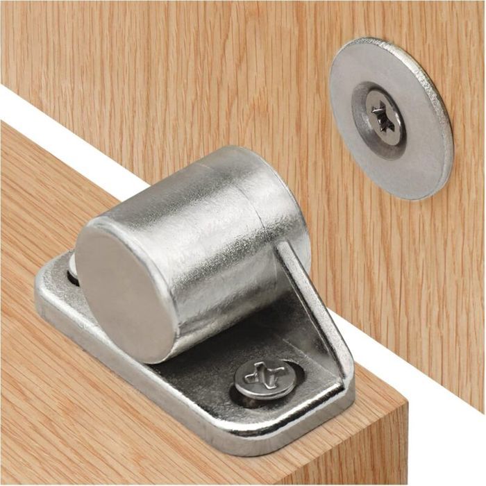 4pcs Loquet magnétique pour porte darmoire - Aimant puissant 2 5kg Résistant à la rouille - Porte coulissante tiroir fenêtre 4pcs Loquet magnétique pour porte darmoire - Aimant puissant 2 5kg Résistant à la rouille - Porte coulissante tiroir fenêtre