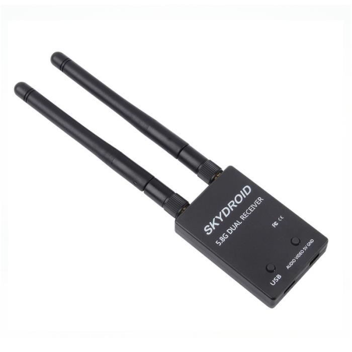 Récepteur FPV UVC Mini 5.8GHz Pour Android – Transmission Vidéo/Audio Avec Antenne RP-SMA Et Câble OTG Récepteur FPV UVC Mini 5.8GHz Pour Android – Transmission Vidéo/Audio Avec Antenne RP-SMA Et Câble OTG