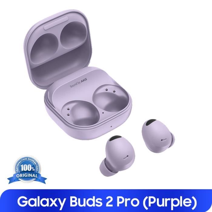 Violet-Samsung-Écouteurs Bluetooth Buds 2 Pro TWS, Téléphone actif, Ensembles de sauna, HIFI, Original, Galax