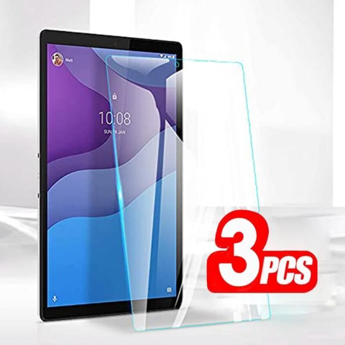 Protecteur D'écran Verre Trempé Pour Lenovo Tab 4 10" - Lot De 2, Qualité 9H+, Anti-traces