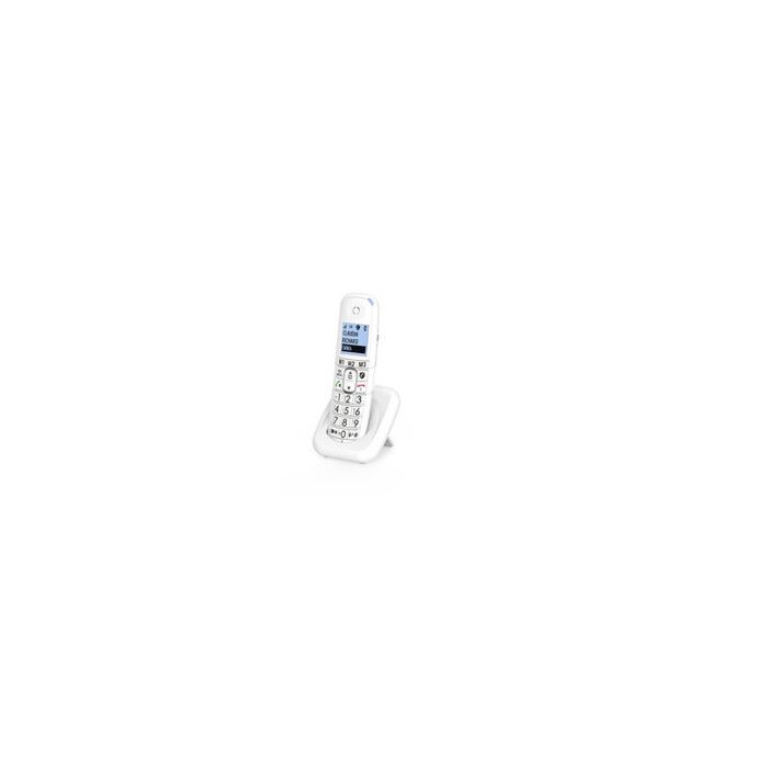 Téléphone Alcatel Téléphone Sans Fil Alcatel XL785 Blanc - Design Moderne - Fonctionne Sur Batterie Téléphone Fixe Moderne