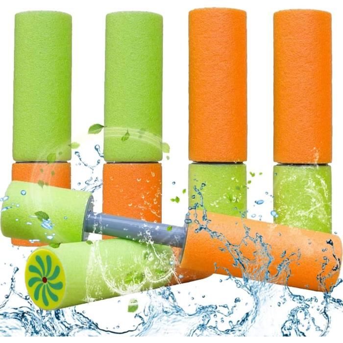 DERAYEE Lot de 12 pistolets à eau en 3 couleurs différentes,Pistolet à eau en plastique,Cadeau pour enfants