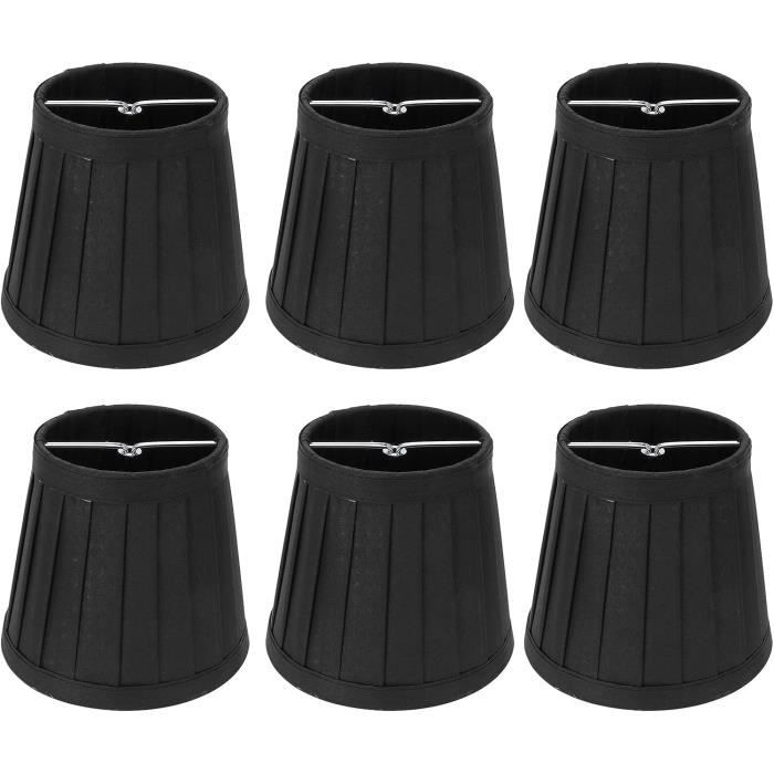 CHICIRIS Abat-Jour 6PCS, Abat-Jour En Tissu De Décoration De Maison Moderne, Abat-Jour Nordique Simple Art Decor Pour Applique Murale E14, Lustre En Cristal, Lampe De Table, Lampadaire (Beige