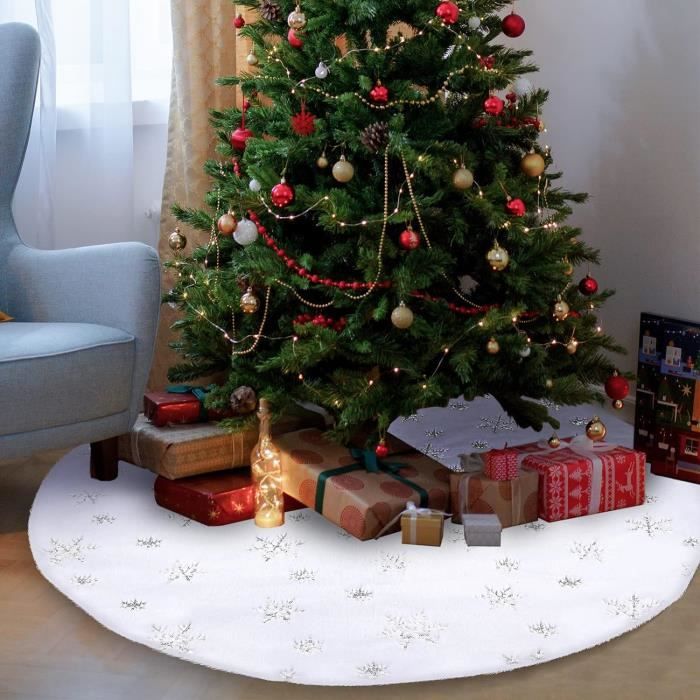 Vue De Dessus Sapin De Noël Et Neige | Photo Gratuite