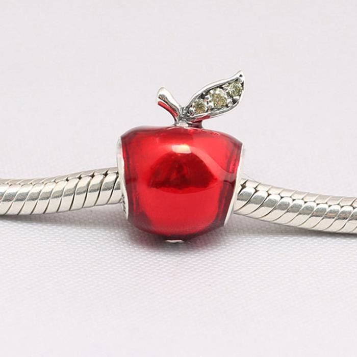 charm pandora pomme blanche neige