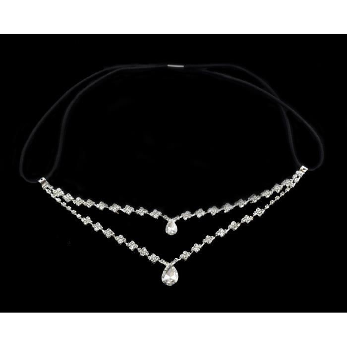 FANTAISIE STRASS LOT DE 2 BARRETTES A CHEVEUX ARGENTEE BAR-13 BIJOUX