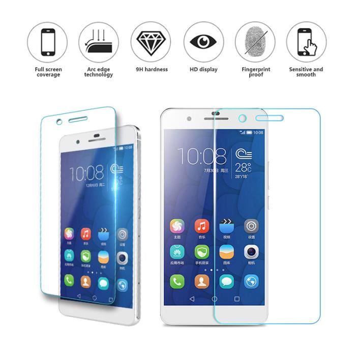 Coque + Protection Écran Pour OnePlus Watch 3 - Cadre Plastique Dur + Verre Trempé 9H - Noir