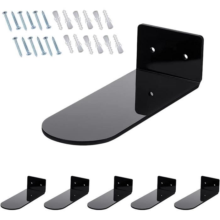 Lot De 4 Supports D'étagère Flottants Invisibles - Acier Inoxydable Adaptes Pour Etageres Lourdes Cuisine Et Salon 98702211 Lot De 4 Supports D'étagère Flottants Invisibles - Acier Inoxydable Adaptes Pour Etageres Lourdes Cuisine Et Salon 98702211