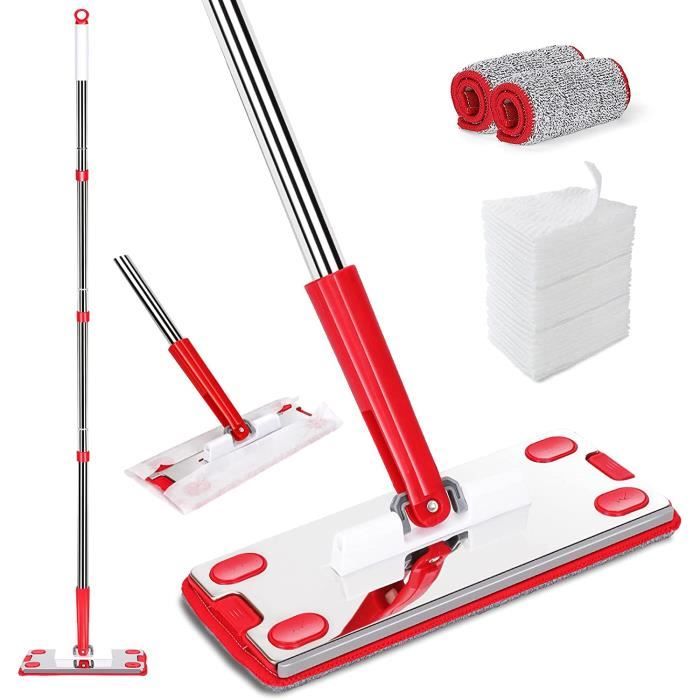Kit Serpillère Remplacement Pour Robot Aspirateur ECOVACS (T30, T50, N30...) - 2 Supports + 8 Lingettes Microfibre
