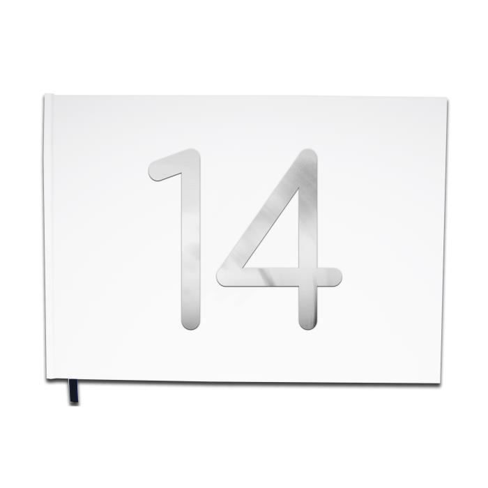 Livre D Or 14 Ans Anniversaire Mariage Retraite Lettres Chromees 100 Pages Qualite Premium Uttscheid Couleur Blanc Cdiscount Beaux Arts Et Loisirs Creatifs