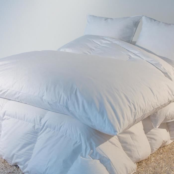 Edredon Naturel Eco 30 Duvet Neuf Blanc 0 X 170 Cm Cdiscount Maison