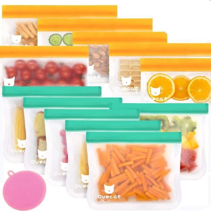 Lot De 12 Pots Bébé KeaBabies 120ml - Anti-fuite, Micro-ondable, Congélable | Parfait Pour Purées Maison