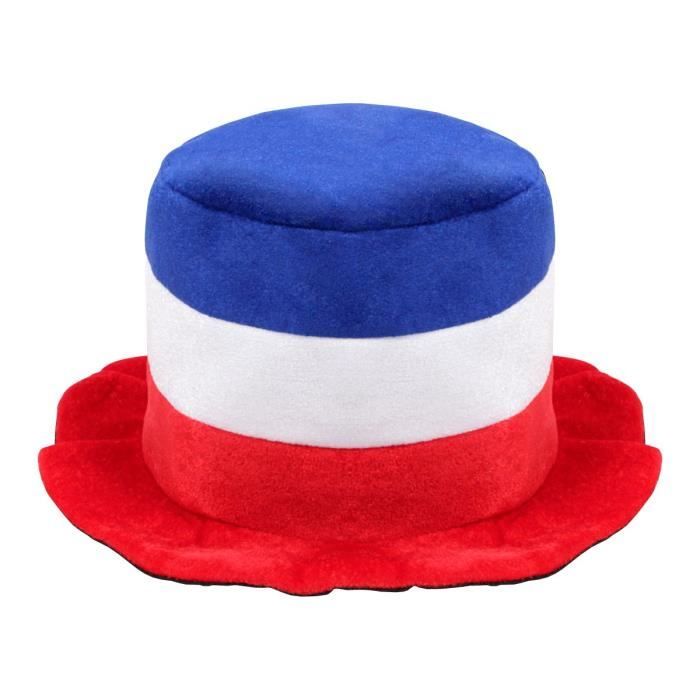 Chapeau Supporteur France P'TIT CLOWN - Bleu Blanc Rouge - Polyester - Événements Sportifs Et Fêtes