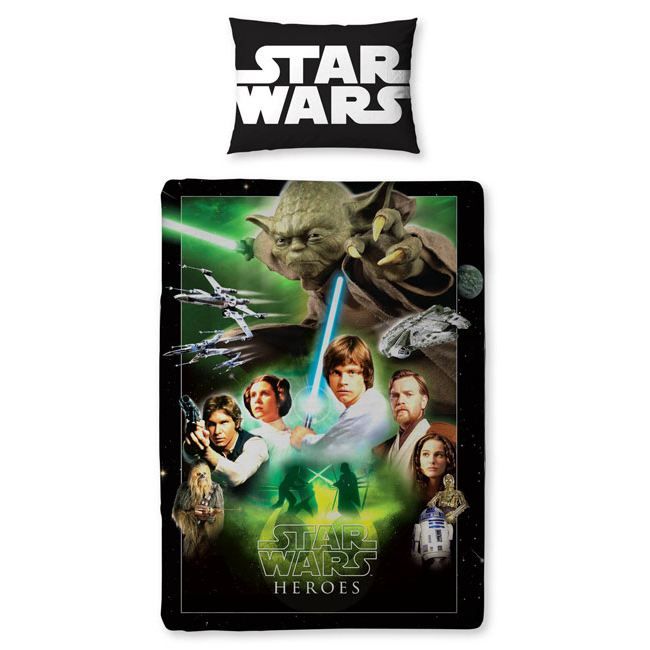 Drap-housse Star Wars - Taille Full - 100% Polyester - Vintage Lucas Films - Occasion