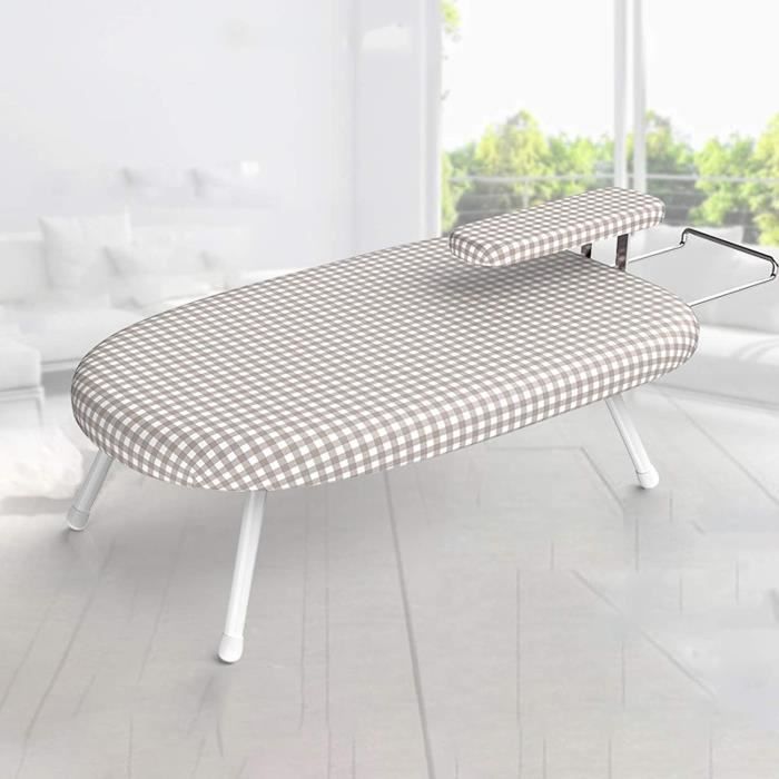 GUOZI Petite Planche à Repasser,Mini Table a Repasser,Pliable,Amovible et Lavable,Planche à