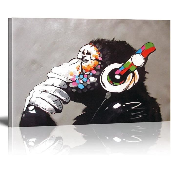 DECLINA, Tableau toile imprimée, Tableau toile street art déco