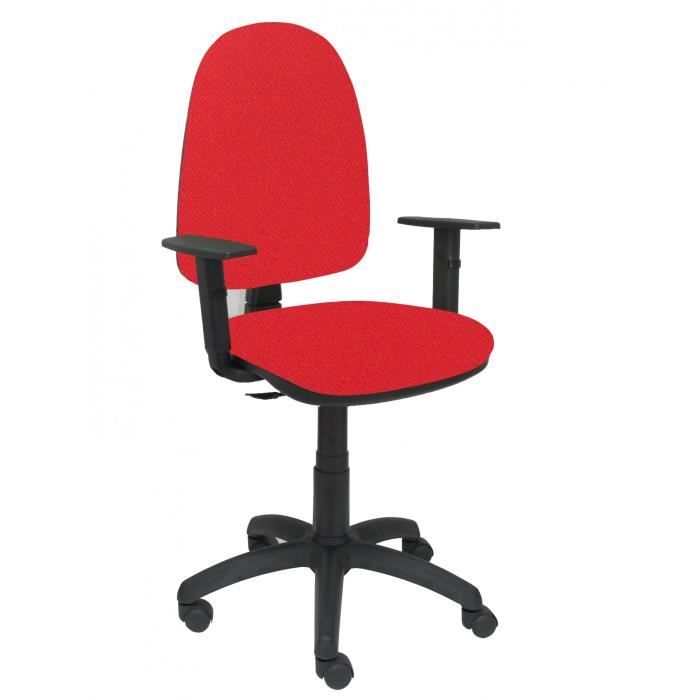 Chaise de bureau ergonomique - PIQUERAS Y CRESPO - Modèle 04CPBALI350B10 - Rouge - Tissu - Réglable en hauteur Chaise de bureau ergonomique - PIQUERAS Y CRESPO - Modèle 04CPBALI350B10 - Rouge - Tissu - Réglable en hauteur