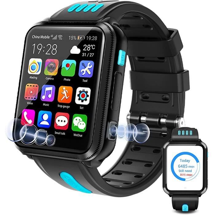 Montre Connectée Enfant Fille Garcon Smart Watch Montre GPS 4G avec Appel Et Appel Vidéo pour Les Enfants Et Les Jeunes Wate[689]