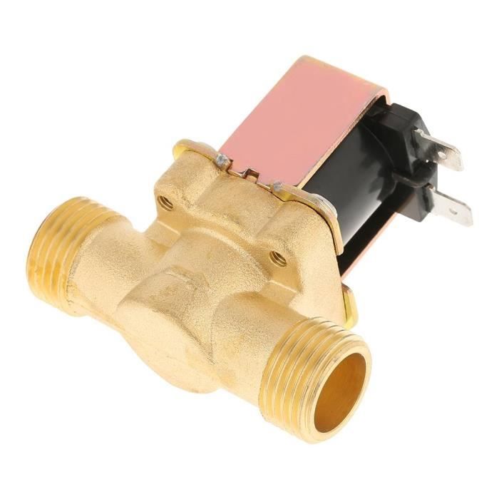 Vanne Électrovanne DC 12V Normalement Fermée - Pour Purificateur D'Eau, Irrigation - 1/4 Pouce