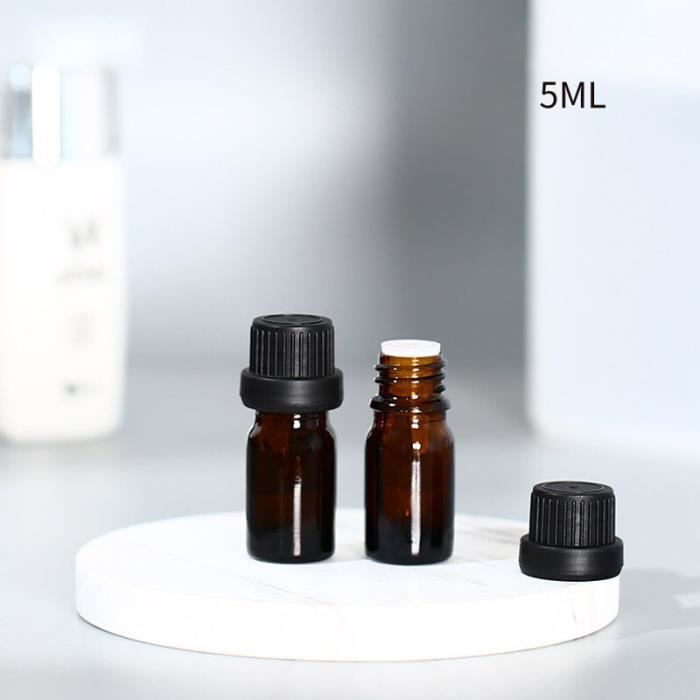 Flacon compte-gouttes en verre noir de 100 ml, petit échantillon vide pour huiles essentielles, aromathérapie, mélanges, 100 ml