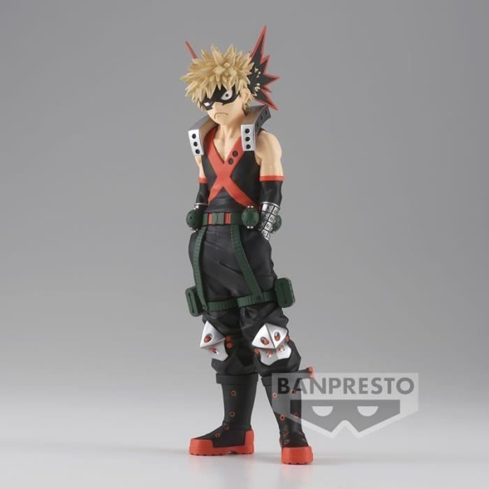 Bandai Visual Figurine - Katsuki Bakugo II - Jaune - Détails précis - My Hero Academia