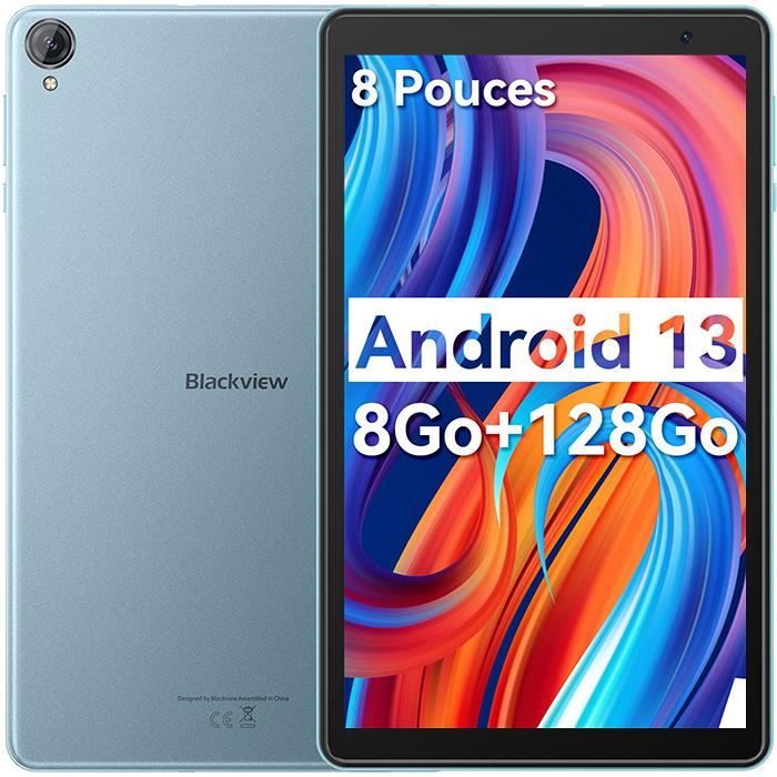 Blackview TAB 80 (Android 13 - 10.1'' - 128 Go, 8 Go RAM) Bleu