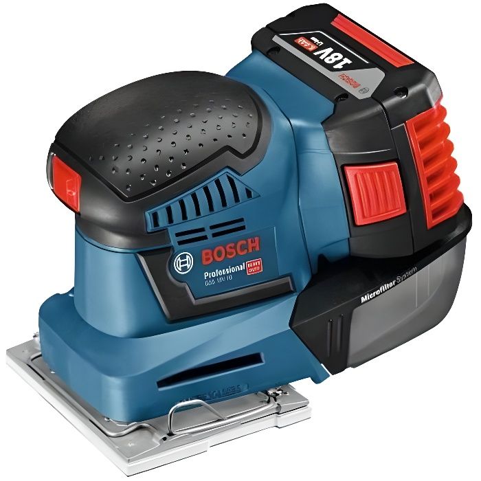 Ponceuse vibrante BOSCH PROFESSIONAL GSS 18V-10 (sans batterie ni chargeur)