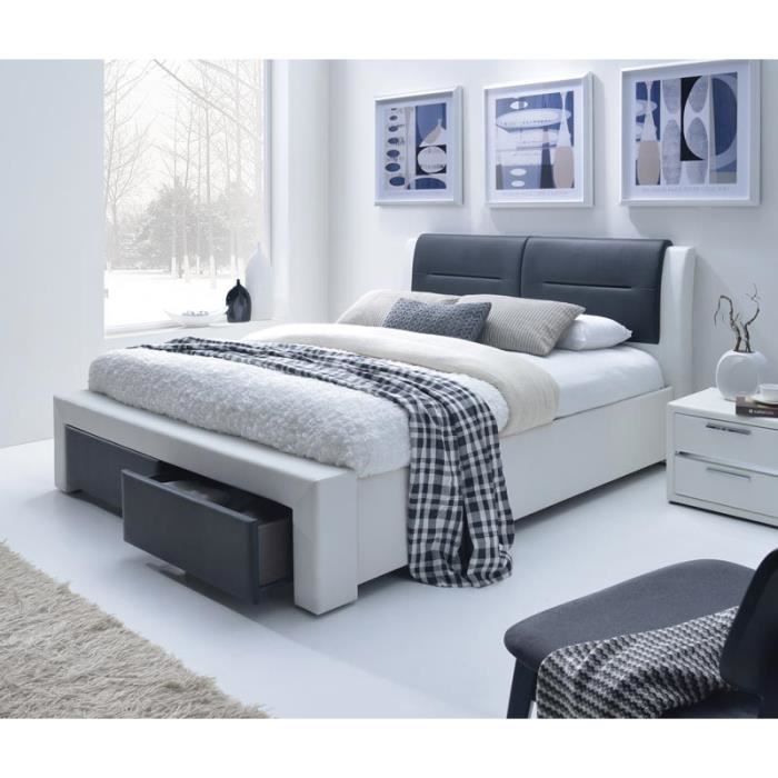 Lit Adulte Moderne 2 Personnes Cdiscount Maison