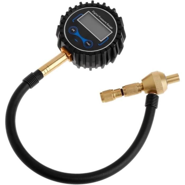 Compresseur D'air Digital Avec Jauge – Jusqu'à 200 PSI – Pour Voiture, Moto, Vélo, Scooter – Portable