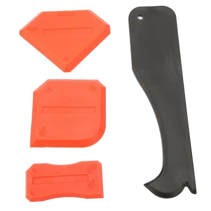 SHINEOFI Set 2 Outils Colle Acier Inox - Applicateur Et Grattoir Colle - Pour Cuir, Papier, Bois
