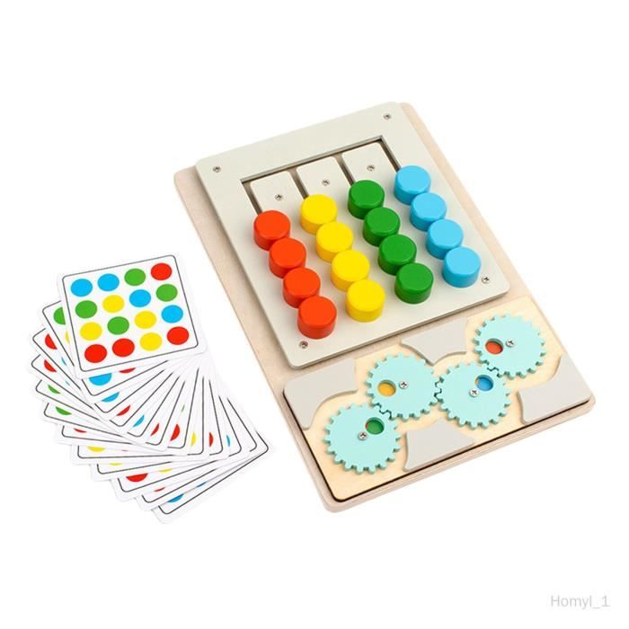 Colcolo – 36 Dominos En Bois – Thèmes Animaux Et Fruits – Éducatif – Dès 3 Ans – Motricité Et Mémoire – Cadeau Montessori