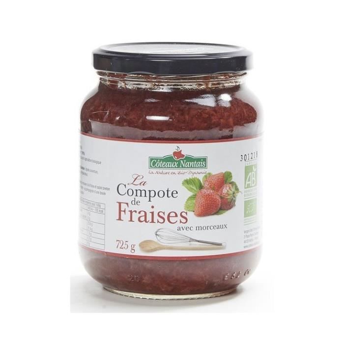 Compote de fraise 725gr Cdiscount Au quotidien