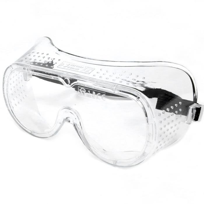 Surlunette de protection conforme CE anti buée lunette bricolage jardin  anti éclaboussure projection - Cdiscount Auto
