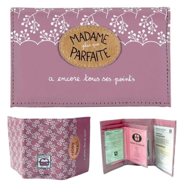 Pochette ADLINE, porte cartes, papier officiels, porte CNI, carte  d'identité, permis de conduire, idée cadeau, accessoire femme -  France