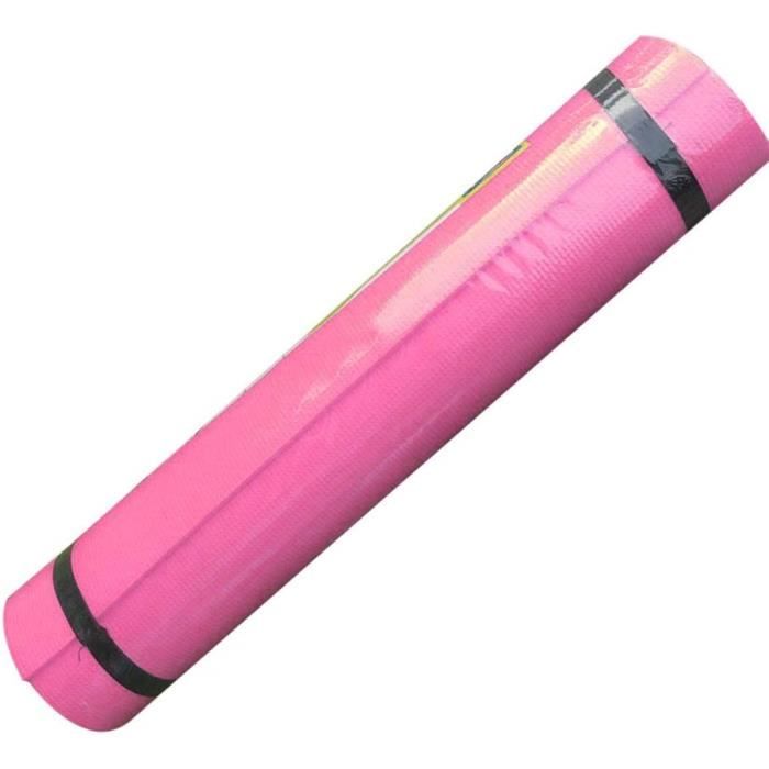 Tapis D'Exercice Antidérapant Double Face – Mousse Haute Densité – 180x50 Cm – Pour Sport, Pilates, Gymnastique