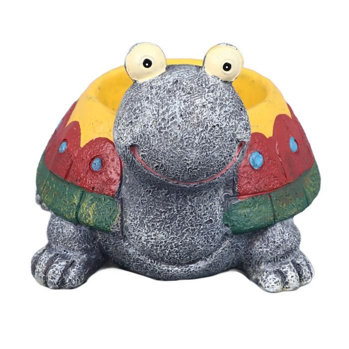 Hugger De Pot De Fleur De Perroquet En Résine, Sculpture De Jardin