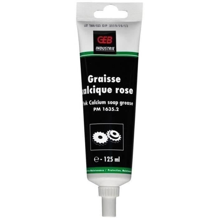 Graisse calcique rose tube pegboardable 125ml - GEB - 651128
