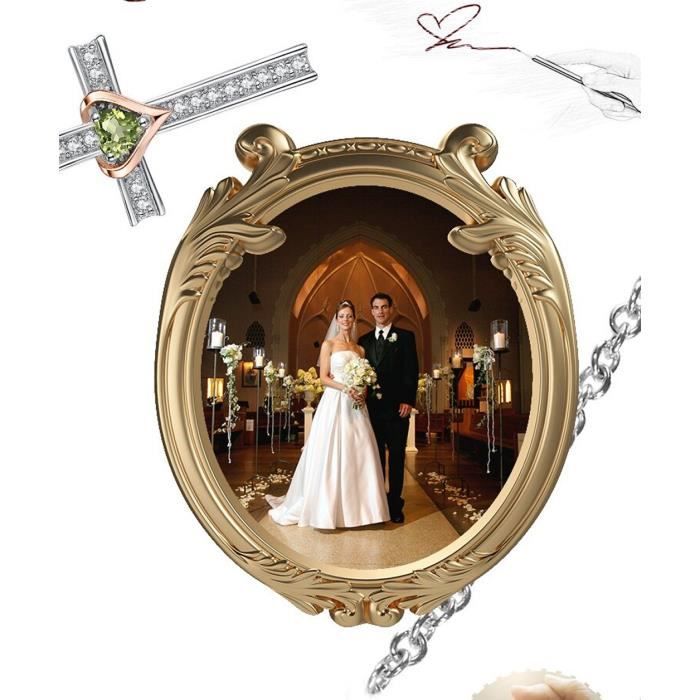 Pendentif Croix Argent 925 Avec Péridot - Bijou Occasion En Argent Massif - Fabriqué En France