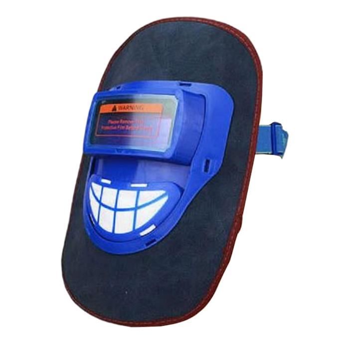 Casque De Soudure Auto-obscurcissant Avec Ventilation - Capuche En Cuir, Lentille Filtre Automatique