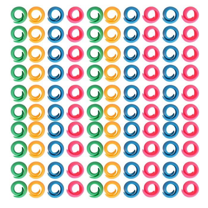 SEWACC 100 Pièces Porte-Canette Clips Canette à Coudre - Petits Clips Outil Accessoires Multicolores
