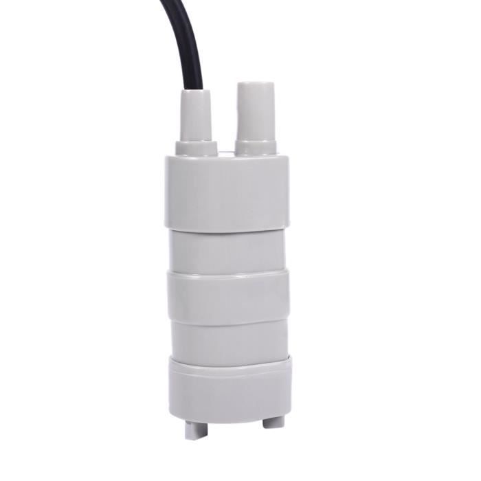 Pompe à Eau Submersible 12V - 600L/H - Hauteur Max 5m - Faible Bruit - Pour Camping-car, Bassin, Aquarium, Douche - 4