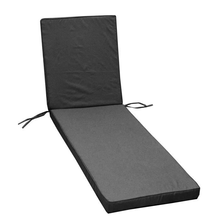JARDIN PRIVE Coussin bain de soleil MONTE CARLO 185 x 55 x 6 cm - vue 2