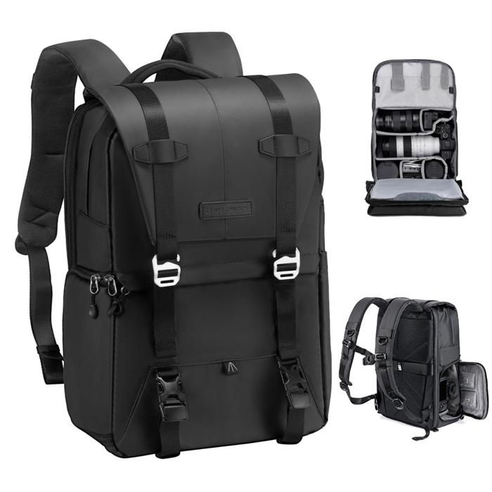 K&F Concept Sac à Dos pour Appareil Photo, Beta Sac Appareil Photo Reflex avec Housse de Pluie pour DSLR Canon Nikon Sony Olympus