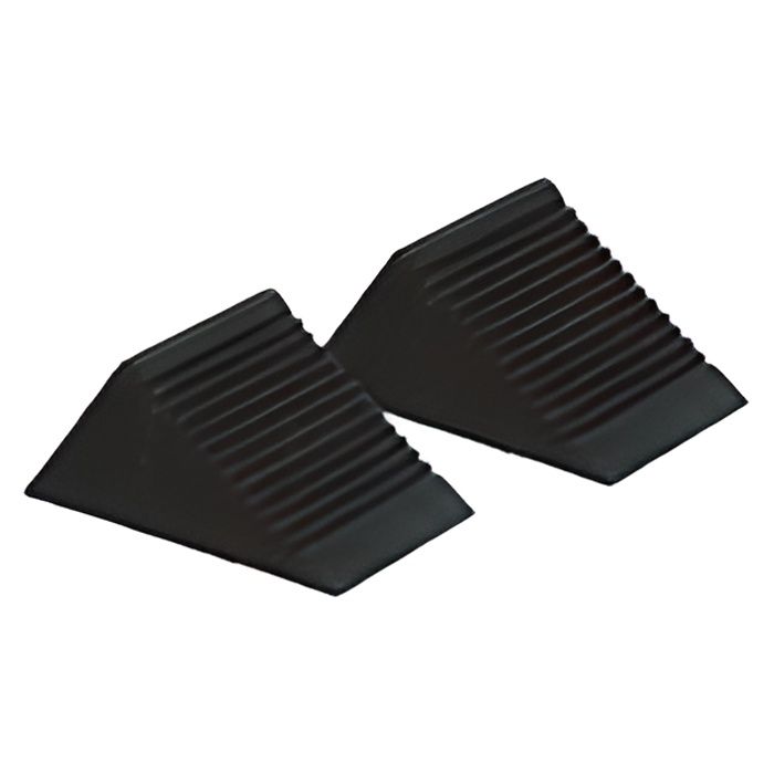 2 Cales Pour Roues De Voiture | Bloc Antidérapant En Plastique ABS | Stabilise Véhicule En Pente Ou Lors De La Réparation | Taille 15,5x9x9,8cm