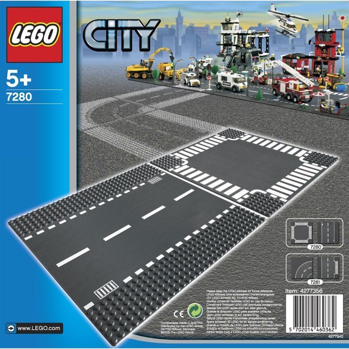 LEGO® City 7280 Route droite et Carrefour - Cdiscount Jeux - Jouets