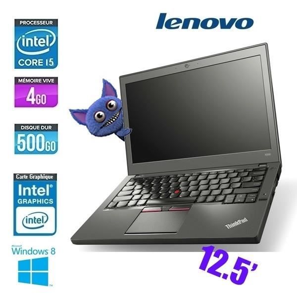 Top achat PC Portable LENOVO THINKPAD X240 CORE I5 4GO 500GO - GRADE B pas cher