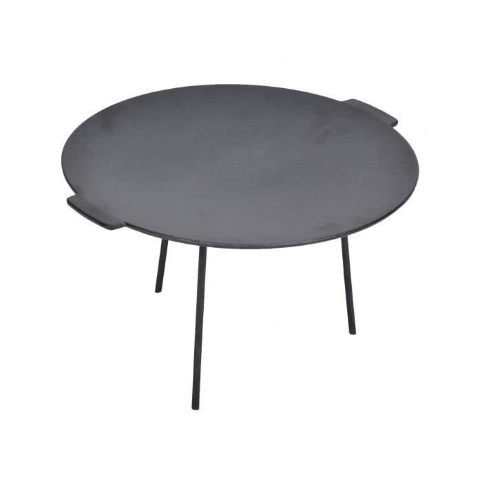 Grille Ronde En Fonte Pour Barbecue – Remplacement Universel, épaisseur Renforcée, Cuisson Uniforme (25 Cm) - 10