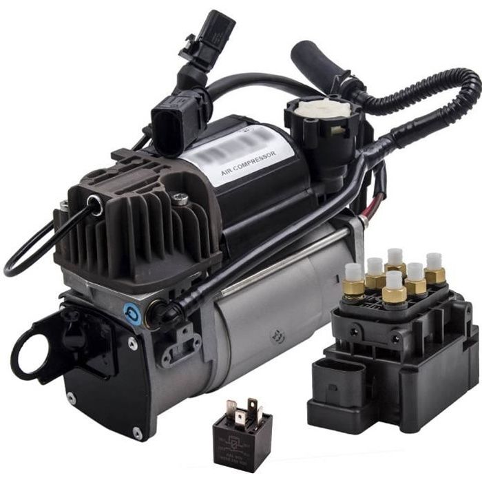 Air Compresseur Suspension pneumatique & Soupape & Relais Pour Audi Q7 VW Touareg Cdiscount Auto