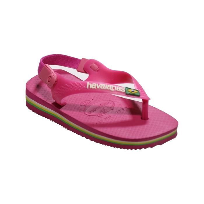 Tongs Bebe Fille Havaianas Taille 21 Rose Ete Cdiscount Sport